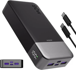 Portable Charger, 90W Laptop Power Bank 20000mAh Portable Phone Charger, Power Bank Fast Charging with 2 USB-C & 2 USB-A Ports,Battery Bank for MacBook iPhone 17/16/15 Series, Galaxy (Black) Portable Charger, 90W Laptop Power Bank 20000mAh Portable Phone Charger, Power Bank Fast Charging with 2 USB-C & 2 USB-A Ports,Battery Bank for MacBook iPhone 17/16/15 Series, Galaxy (Black)