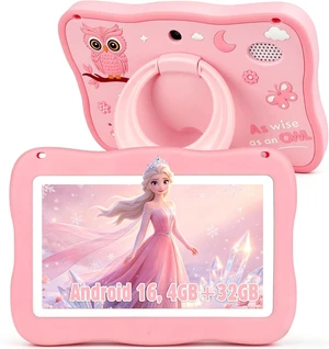 Kids Tablet, Android 16 Tablet for Kids 7" 4GB 32GB with Drop-proof Case, Pre-installed Offline Learning App, Parental Control WiFi Toddler Tablets for Ages 3-12 with YouTube Google Kids Space Kids Tablet, Android 16 Tablet for Kids 7" 4GB 32GB with Drop-proof Case, Pre-installed Offline Learning App, Parental Control WiFi Toddler Tablets for Ages 3-12 with YouTube Google Kids Space
