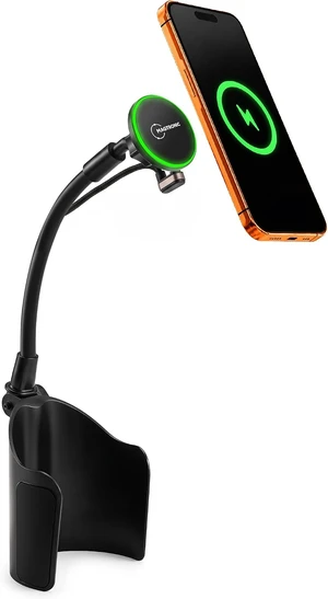 Car Mount Wireless Charger 15W - Magnetic Phone Holder - Zero Space & Secure - Auto Accessories Charger - Compatible with iPhone 17 Pro Max to 12 - Compatible with Android Devices Car Mount Wireless Charger 15W - Magnetic Phone Holder - Zero Space & Secure - Auto Accessories Charger - Compatible with iPhone 17 Pro Max to 12 - Compatible with Android Devices