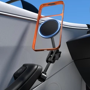 Magnetic Door Phone Mount for Tesla Model 3/Y 2021-2026, MagSafe Compatible Aluminum Alloy Phone Holder, 4D Adjustable, Strong Magnets, Factory Hole Install, No Drill, Includes Metal Ring Magnetic Door Phone Mount for Tesla Model 3/Y 2021-2026, MagSafe Compatible Aluminum Alloy Phone Holder, 4D Adjustable, Strong Magnets, Factory Hole Install, No Drill, Includes Metal Ring