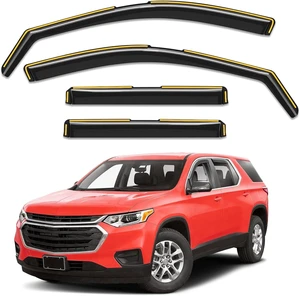 in-Channel Window Visors Rain Guards for Chevy Traverse 2018-2023 in-Channel Window Visors Rain Guards for Chevy Traverse 2018-2023