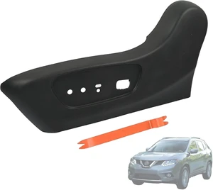 87380-4BB3A Driver Seat Trim Panel Compatible with Nissan Rogue 2014 2015 2016 2017 2018 2019 2020, Automatic Left Side Front Seat Outer Trim Finisher 87380-4BB3A Driver Seat Trim Panel Compatible with Nissan Rogue 2014 2015 2016 2017 2018 2019 2020, Automatic Left Side Front Seat Outer Trim Finisher