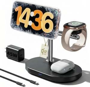 Qi2.2 25W 3 in 1 Mag-Safe Charger with TEC Active Cooling Charging Station Qi2.2 25W 3 in 1 Mag-Safe Charger with TEC Active Cooling Charging Station