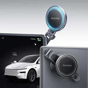 Tesla Phone Mount with Tesla-Matched Material, Strong Magnetic Hold Tesla Phone Mount with Tesla-Matched Material, Strong Magnetic Hold