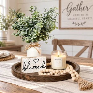 Rustic Modern Farmhouse Decor Set of 6 for Your Living Room Rustic Modern Farmhouse Decor Set of 6 for Your Living Room