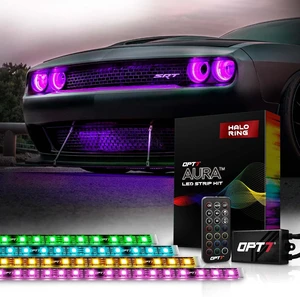 Aura RGB Halo Accent Lights for Dodge Challenger 2008-2023 Aura RGB Halo Accent Lights for Dodge Challenger 2008-2023