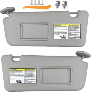 Sun Visor Pair Only Compatible with Toyota RAV4 2004 2005 (Color Gray) Sun Visor Pair Only Compatible with Toyota RAV4 2004 2005 (Color Gray)