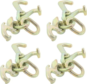 4 Pack 5/16 RTJ Cluster Hooks Set G70 Heavy Duty Replacement for Car Hauler Towing Trucks Wrecker 4 Pack 5/16 RTJ Cluster Hooks Set G70 Heavy Duty Replacement for Car Hauler Towing Trucks Wrecker