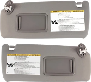 Left&Right Side Sun Visor Replacement for 4RUNNER Toyota 2010 2011 2012 2013 2014 2015 2016 2017 2018 2019 2020 2021 2022 2023 Sunvisor Replaces 74320-35A91-B1,74310-35B01-B1(Gray) Left&Right Side Sun Visor Replacement for 4RUNNER Toyota 2010 2011 2012 2013 2014 2015 2016 2017 2018 2019 2020 2021 2022 2023 Sunvisor Replaces 74320-35A91-B1,74310-35B01-B1(Gray)