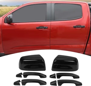 for Colorado Side Mirror Cover Door Handle Cover Trim for Chevy Colorado/GMC Canyon 2014-2022 Black Exterior Accessories 6pcs for Colorado Side Mirror Cover Door Handle Cover Trim for Chevy Colorado/GMC Canyon 2014-2022 Black Exterior Accessories 6pcs