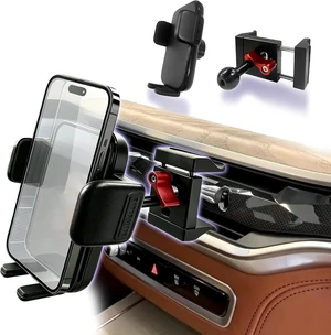 BM*W Phone Mount for 2026 X5 Phone Mount Compatible with 2025-2026 BM W X5 / X6 / X3 / X7 Cell Phone Holder for x5 Accessories 2026 - Easy Install &No Interior Damage Not Affect Air Vent BM*W Phone Mount for 2026 X5 Phone Mount Compatible with 2025-2026 BM W X5 / X6 / X3 / X7 Cell Phone Holder for x5 Accessories 2026 - Easy Install &No Interior Damage Not Affect Air Vent