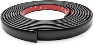 Automotive Trim Molding (1" Wide) Universal Car Body Side Molding Trim - 18' Roll - Self Adhesive - UV Protected Scratch-Proof Protection for All Vehicles - Matte Black Automotive Trim Molding (1" Wide) Universal Car Body Side Molding Trim - 18' Roll - Self Adhesive - UV Protected Scratch-Proof Protection for All Vehicles - Matte Black