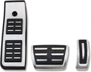 Car Gas Brake Accelerator Foot Rest Pedal Cover Compatible for Audi A4 B9 A5 2018 2019 2020 2021 2022 2023 2024 Accessories No Drill Foot Pedal Parts Car Gas Brake Accelerator Foot Rest Pedal Cover Compatible for Audi A4 B9 A5 2018 2019 2020 2021 2022 2023 2024 Accessories No Drill Foot Pedal Parts