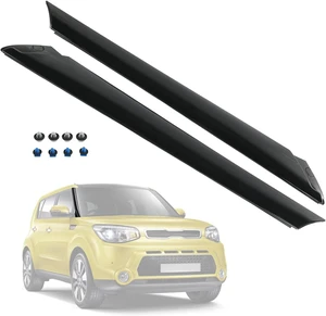 A-Pillar Front Molding Windshield Trim Set (L&R) Replacement for Kia Soul A-Pillar Front Molding Windshield Trim Set (L&R) Replacement for Kia Soul