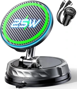 25W Fast Wireless Charge, Only for iPhone Magsafe Car Mount Charger 25W Fast Wireless Charge, Only for iPhone Magsafe Car Mount Charger
