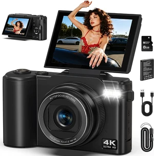 4K Digital Camera for Photography, 64MP Vlogging Camera for YouTube 4K Digital Camera for Photography, 64MP Vlogging Camera for YouTube
