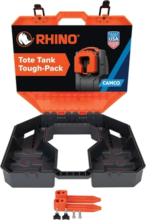 Rhino Tote Tank Tough-Pack RV Storage Case Only - Essential RV Accessory for Efficient Waste Management (39024) Rhino Tote Tank Tough-Pack RV Storage Case Only - Essential RV Accessory for Efficient Waste Management (39024)