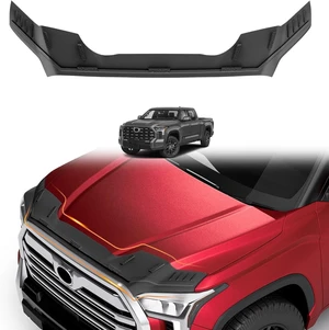 Hood Deflector Protector Compatible with 2022-2025 2026 Toyota Tundra Accessories Hood Protector TPE Bug Deflector Shield Replacement Hood Deflector Protector Compatible with 2022-2025 2026 Toyota Tundra Accessories Hood Protector TPE Bug Deflector Shield Replacement
