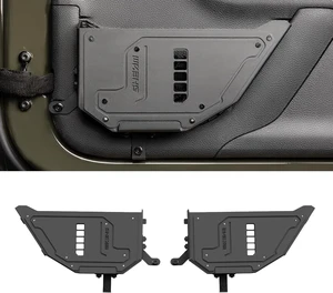 Metal Front Door Pockets Storage for Jeep Wrangler JK JKU 2007-2017 Metal Front Door Pockets Storage for Jeep Wrangler JK JKU 2007-2017