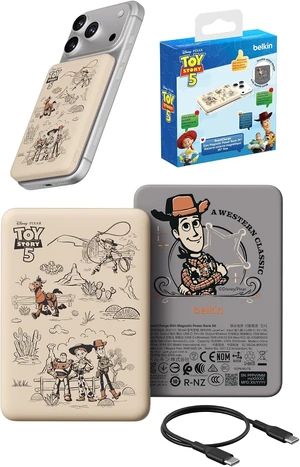 Disney Toy Story 5 Magnetic Power Bank 5000mAh Portable Charger Disney Toy Story 5 Magnetic Power Bank 5000mAh Portable Charger