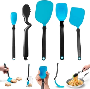 Everyday Kitchen Essentials Blue BlueBlack, Set of 5 Everyday Kitchen Essentials Blue BlueBlack, Set of 5