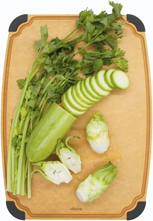 Essential Series Cutting Board for Kitchen- Natural Wood Fiber Composite, Dishwasher Safe, Eco-Friendly, Juice Grooves, Non-Slip Feet, Non-Porous, Reversible, BPA Free, X-Large -17" x 13" Essential Series Cutting Board for Kitchen- Natural Wood Fiber Composite, Dishwasher Safe, Eco-Friendly, Juice Grooves, Non-Slip Feet, Non-Porous, Reversible, BPA Free, X-Large -17" x 13"