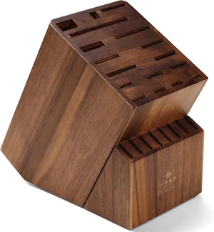 Knife Block without Knives, 25 Slots Large Knife Holder Knife Block without Knives, 25 Slots Large Knife Holder