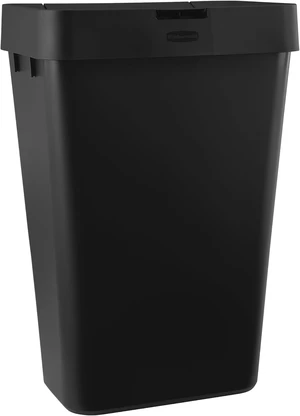 Touch-Top Kitchen Trash Can with Lid, 12.2 Gallon, Black, Garbage Container for Home/Kitchen/Apartment/Garage Touch-Top Kitchen Trash Can with Lid, 12.2 Gallon, Black, Garbage Container for Home/Kitchen/Apartment/Garage
