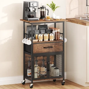 Rolling Kitchen Island Cart - Small Home Cooking Lovers, Espresso Rolling Kitchen Island Cart - Small Home Cooking Lovers, Espresso