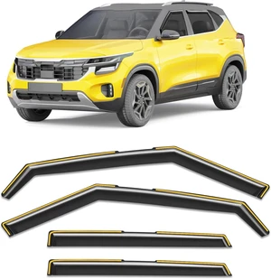 in-Channel Window Visors Rain Guards for Kia Seltos 2021-2026 in-Channel Window Visors Rain Guards for Kia Seltos 2021-2026