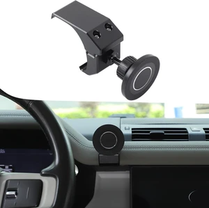 Magnetic Phone Holder Mount Compatible with Land Rover Defender 90 110 130 2020-2025 Interior Accessories, Aluminum Alloy Center A/C Air Vent Side Cell Phone Holder Stand Magnetic Phone Holder Mount Compatible with Land Rover Defender 90 110 130 2020-2025 Interior Accessories, Aluminum Alloy Center A/C Air Vent Side Cell Phone Holder Stand
