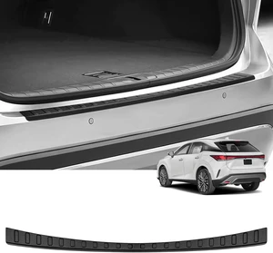 Rear Bumper Protector for Lexus 2023 2024 2025 2026 RX RX350 RX350h RX500h F Sport Car Accessories ABS Plastic Material Matte Black Resistant Trunk Door Entry Guards Rear Bumper Protector for Lexus 2023 2024 2025 2026 RX RX350 RX350h RX500h F Sport Car Accessories ABS Plastic Material Matte Black Resistant Trunk Door Entry Guards
