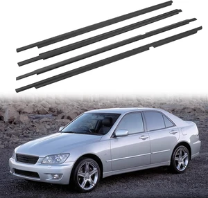 4PCS Window Weather Seal Belt, Door Glass Molding, 75740-53011 4PCS Window Weather Seal Belt, Door Glass Molding, 75740-53011