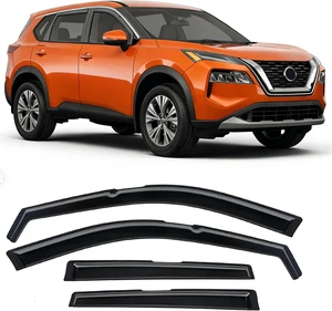 in-Channel Rain Guards Compatible with Nissan Rogue 2021-2026 4 PCS in-Channel Rain Guards Compatible with Nissan Rogue 2021-2026 4 PCS