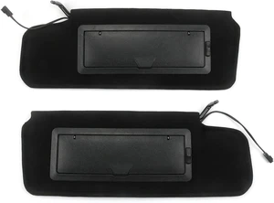 Sun Visors Sunshades W/Vanity Mirror & LED Light for 1984-1996 Corvette C4 Sun Visors Sunshades W/Vanity Mirror & LED Light for 1984-1996 Corvette C4