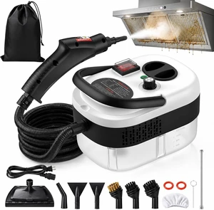 2500W Handheld Steam Cleaner for Home, 6-Level High Pressure Steam Gun, Steam Machine w/40.6oz Tank, Portable Car Steamer for Auto Detailing & Cleaning, Car, Floor, Furniture, Tile Grout, Wall 2500W Handheld Steam Cleaner for Home, 6-Level High Pressure Steam Gun, Steam Machine w/40.6oz Tank, Portable Car Steamer for Auto Detailing & Cleaning, Car, Floor, Furniture, Tile Grout, Wall