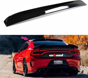 Rear Window Rooftop Spoiler Compatible with 2015-2023 Dodge Charger All Model, Duckbill Style Wing Fits for 15-23 GT Pursuit R/T SRT SRT8 SXT Scat Pack SE Enforcer Daytona (Glossy Black) Rear Window Rooftop Spoiler Compatible with 2015-2023 Dodge Charger All Model, Duckbill Style Wing Fits for 15-23 GT Pursuit R/T SRT SRT8 SXT Scat Pack SE Enforcer Daytona (Glossy Black)
