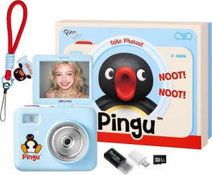 Pingu Cute Digital Camera with Flip Screen, Gift for Teens & Adults Pingu Cute Digital Camera with Flip Screen, Gift for Teens & Adults