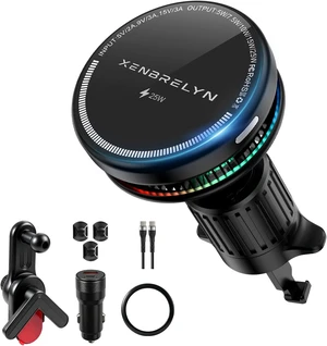 25W Wireless Car Charger Compatible with MagSafe, TEC Cooling 25W Wireless Car Charger Compatible with MagSafe, TEC Cooling