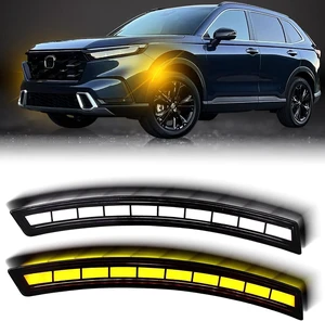 LED Side Marker Light Wheel Amber Turn Signal Lamps White Daytime Running Light DRL Compatible with Honda CR-V CRV 2023 2024 Front Reflectors Fender lights Accessories LED Side Marker Light Wheel Amber Turn Signal Lamps White Daytime Running Light DRL Compatible with Honda CR-V CRV 2023 2024 Front Reflectors Fender lights Accessories