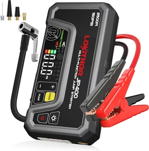 JP400 Jump Starter with Air Compressor for 8.5L Gas/6.5L Diesel JP400 Jump Starter with Air Compressor for 8.5L Gas/6.5L Diesel