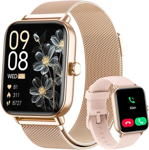 Smart Watches for Women, 1.85" HD Alexa Built-in Smart Watch for Android Phones & iPhones, Health Tracker with Heart Rate/Blood Oxygen/Sleep Monitor, 120+ Sport Modes Fitness Trackers for Women, Gift Smart Watches for Women, 1.85" HD Alexa Built-in Smart Watch for Android Phones & iPhones, Health Tracker with Heart Rate/Blood Oxygen/Sleep Monitor, 120+ Sport Modes Fitness Trackers for Women, Gift