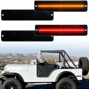 Amber/Red LED Side Marker Lights for J'eep CJ-5 CJ-6 CJ-7 Cherokee SJ Amber/Red LED Side Marker Lights for J'eep CJ-5 CJ-6 CJ-7 Cherokee SJ