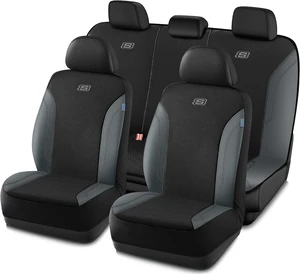 Car Seat Covers, Work Leather Seat Covers 5-Times Stronger Built-in Webbing, Oxford Fabric Seat Cover Full Sets, Airbag Compatible, Automotive Comfort for Cars, Trucks, SUVs,Grey Car Seat Covers, Work Leather Seat Covers 5-Times Stronger Built-in Webbing, Oxford Fabric Seat Cover Full Sets, Airbag Compatible, Automotive Comfort for Cars, Trucks, SUVs,Grey