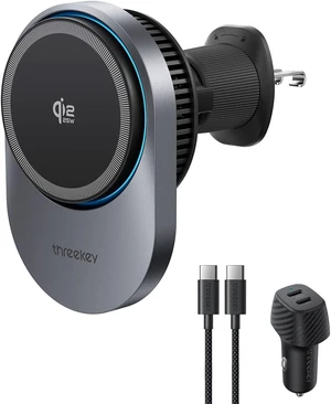 Magnetic Car Mount Charger Lite Qi2 25W Charging with TEC Cooling Magnetic Car Mount Charger Lite Qi2 25W Charging with TEC Cooling