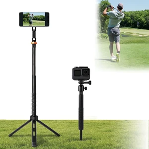 Golf Tripod & Monopod for Swing Recording, Magnetic Golf Phone Stand Kit Golf Tripod & Monopod for Swing Recording, Magnetic Golf Phone Stand Kit