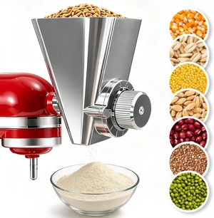 Grain Mill Attachment for KitchenAid, Flour Mill, Wheat Mill Grain Mill Attachment for KitchenAid, Flour Mill, Wheat Mill