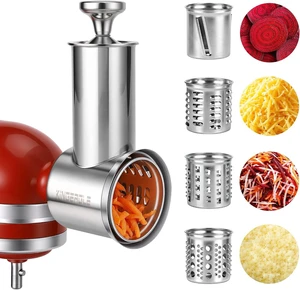 Large Stainless Steel Slicer Shredder Attachment for KitchenAid Mixers Large Stainless Steel Slicer Shredder Attachment for KitchenAid Mixers