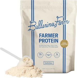 Grass Fed Whey Protein Powder, Vanilla Bean, 24g Protein with Collagen Peptides, Bovine Colostrum, Hemp Hearts & Prebiotic Fiber, No Added Sugar or Artificial Ingredients, 20 Servings Grass Fed Whey Protein Powder, Vanilla Bean, 24g Protein with Collagen Peptides, Bovine Colostrum, Hemp Hearts & Prebiotic Fiber, No Added Sugar or Artificial Ingredients, 20 Servings
