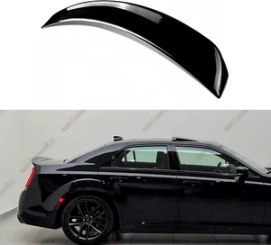 Rear Spoiler Compatible with 2011-2023 Chrysler 300 300C 300S, Duckbill Spoiler Fits for 11-23, Exterior High Kick Trunk Tail Deck Lid Wing Lip (Glossy Black) Rear Spoiler Compatible with 2011-2023 Chrysler 300 300C 300S, Duckbill Spoiler Fits for 11-23, Exterior High Kick Trunk Tail Deck Lid Wing Lip (Glossy Black)